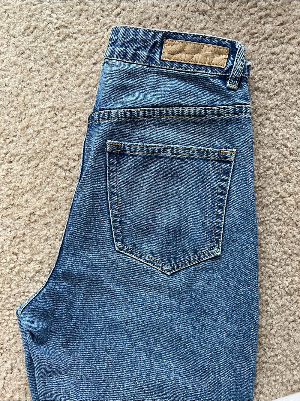 Cotton On Women's Blue Wide-Leg Jeans